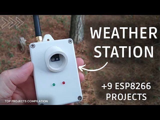 It gives Weather Updates in "Real-time"!!! (+9 ESP8266 Projects)