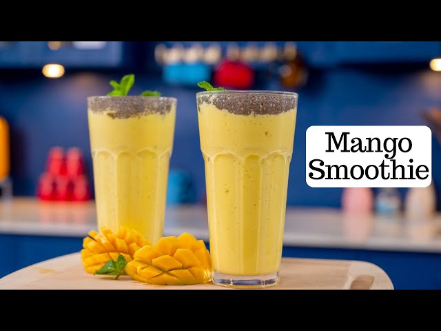 Quick & Healthy Mango Smoothie | Mango Shake Recipe | Kunal Kapur Summer Drinks Recipes