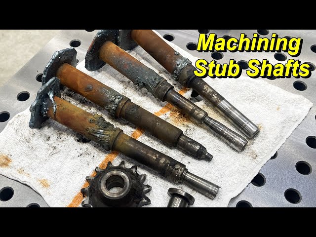 SNS 366: Machining New Stub Shafts, Sprocket Repair