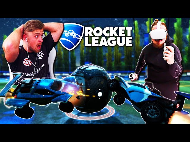 Rocket League 1v1 WAGER But The Car ONLY Moves When YOU Do... [MODDED ROCKET LEAGUE IN VR?!]