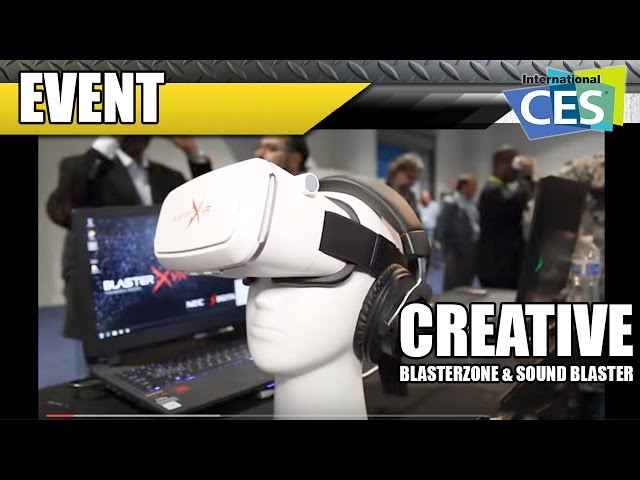 Creative Blasterzone and Sound Blaster X - CES 2016