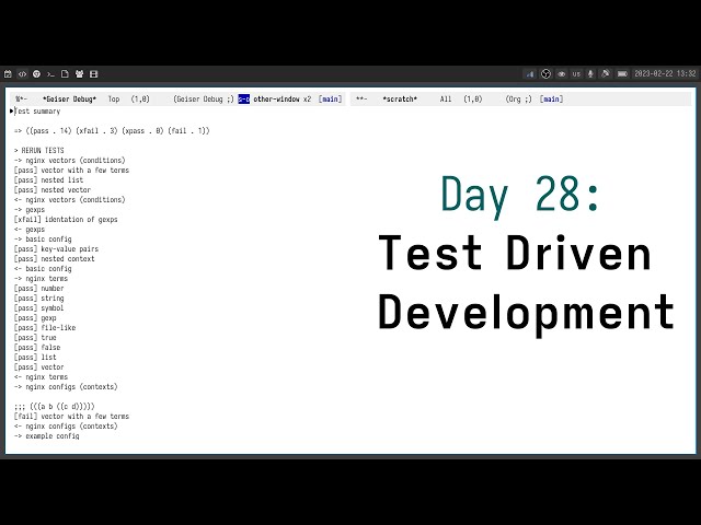 Day 28: Test Driven Development - Road to FOSS Business