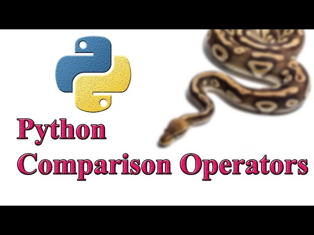 Python Comparison Operators | Non-Programmers | Tech Arkit
