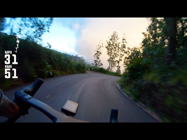 Night Descent Through Clouds, Forest, and Town | Scott Foil in Madeira