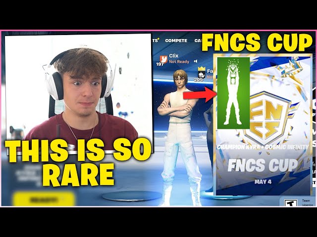 CLIX Goes FULL SWEAT MODE In NEW FNCS CUP & Tries To UNLOCK The RAREST EMOTE! (Fortnite moments)