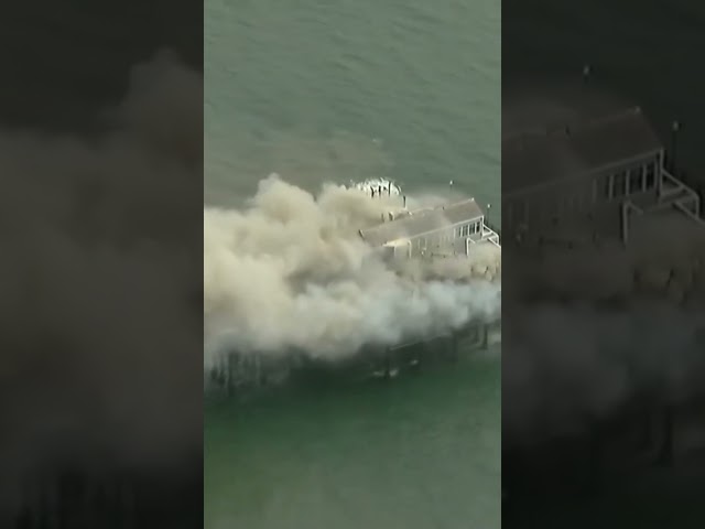 Massive fire erupts on the Oceanside Pier