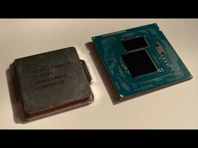 Delidding Intel's Chiplet CPU | Core i7 5775C Broadwell
