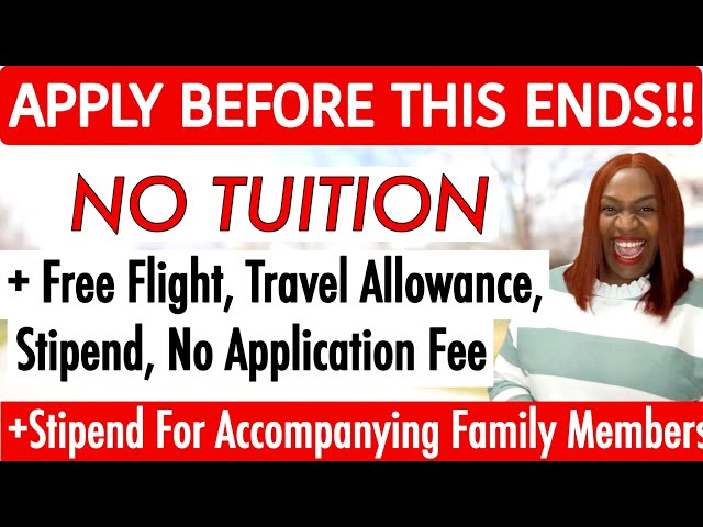 MOVE HERE FOR FREE |STUDY IN THIS UNIVERSITY WITH TUITION | MOVE WITH YOUR FAMILY- ALL EXPENSES PAID