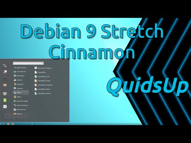 Debian 9 Stretch Review with Cinnamon Desktop