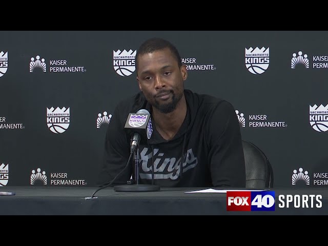 Harrison Barnes on upping his scoring load with Malik Monk out following Kings win over Jazz