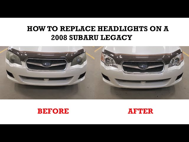How to install Headlights on a 2008 Subaru Legacy