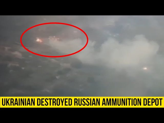 In Kharkiv region, Ukrainian artillerymen destroyed the ammunition depot of the invaders.