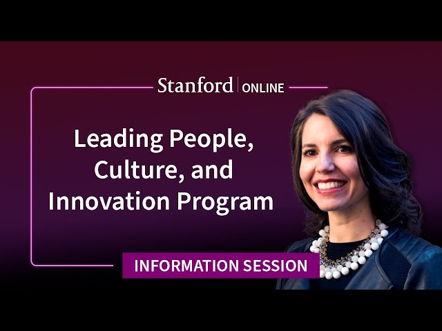 Information Session: Leading People, Culture, and Innovation Program
