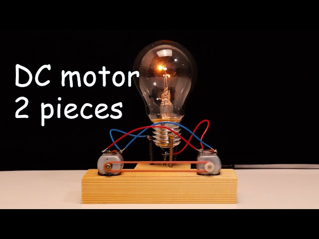 2 DC motors generate free electricity
