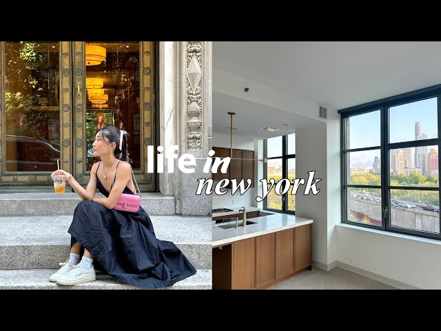 LIFE IN NYC | apartment hunting in new york, chill summer days in the city
