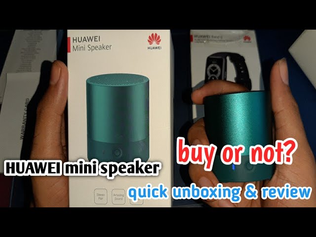 Huawei mini speaker quick unboxing and review. buy or not?