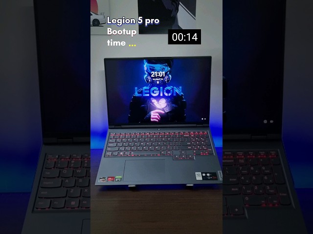 Gaming laptop bootup time | Lenovo legion 5 pro gen 7