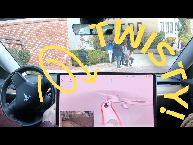 TESLA FSD BETA 10.8 SLAYS LOMBARD ST || CROOKEDEST ST IN THE WORLD || SF CA