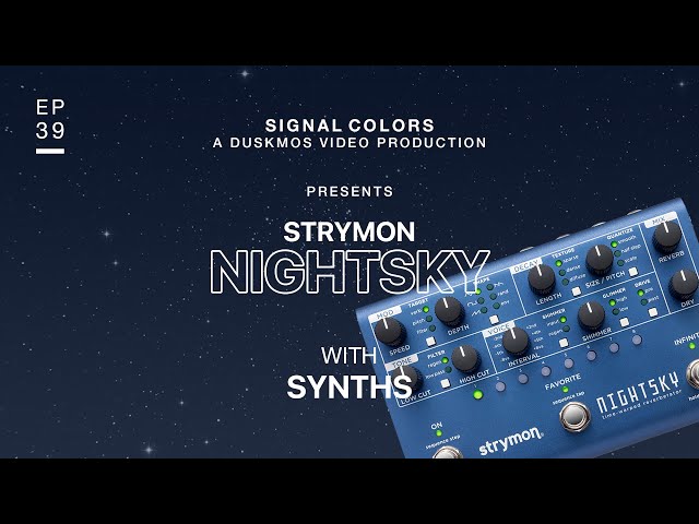 Strymon NightSky Time-Warped Reverberator Demo w/ Synths (Elektron Digitone)