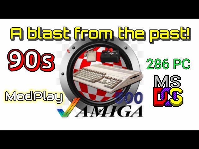 Modplay first Amiga tracker for PC MS-DOS & my Lost MOD file found @MarkJCox
