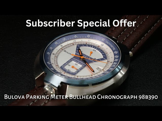 Subscriber Special Offer - The Bulova Parking Meter Bullhead Chronograph 98B390