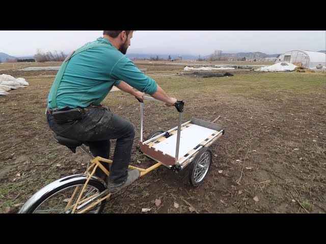 Pedal Powered Field Cart