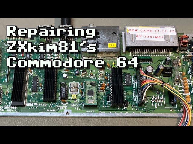 Repairing ZXkim81's C64