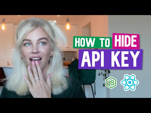 How to hide your API keys SAFELY when using React
