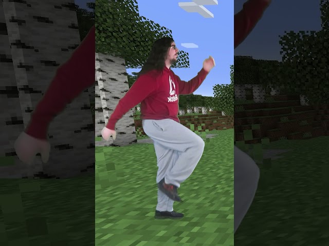 Teleported into Minecraft be like #funny #memes #shorts #minecraft