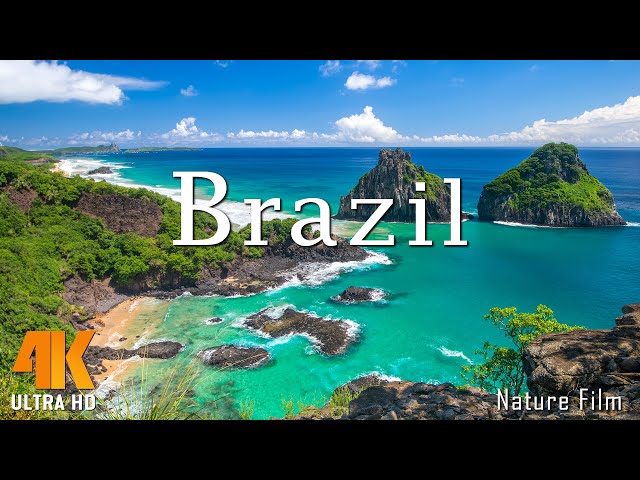 FLYING OVER BRAZIL  4K - A Relaxing Film for Ambient TV in 4K Ultra HD