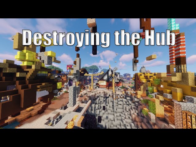 Turning the Hypixel Skyblock hub into a WARZONE