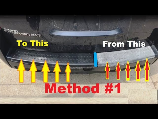 How to PERMANENTLY Restore Faded AUTO Trim  Secret METHOD