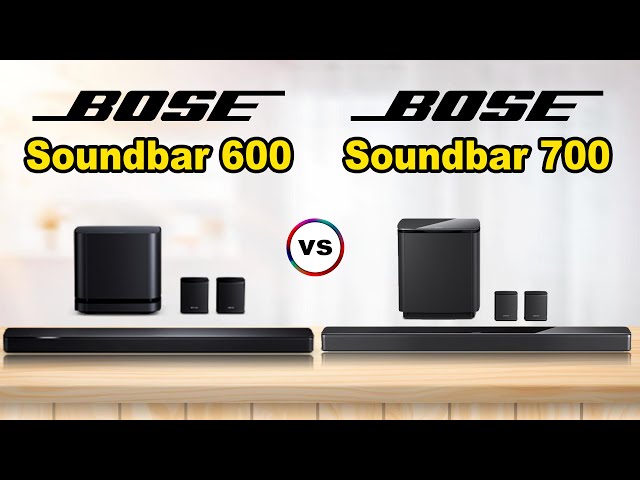 Bose Smart Soundbar 600 vs 700  | full Comparison