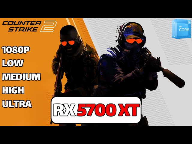 Counter-Strike 2 RX 5700 XT | i3 12100f | 1080p