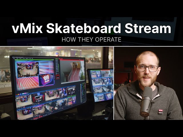 8 Camera Skateboard Live Stream with vMix and more... // How they Operate