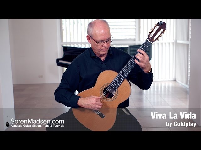 Viva La Vida by Coldplay - Danish Guitar Performance - Soren Madsen