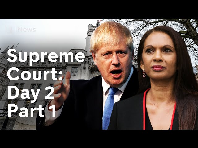 Supreme Court parliament suspension hearing: Day 2 LIVE | Brexit