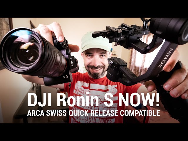 DJI Ronin S Arca Swiss Quick Release Plate Compatible - Sony a7iii and Tamron 28-75 f2.8