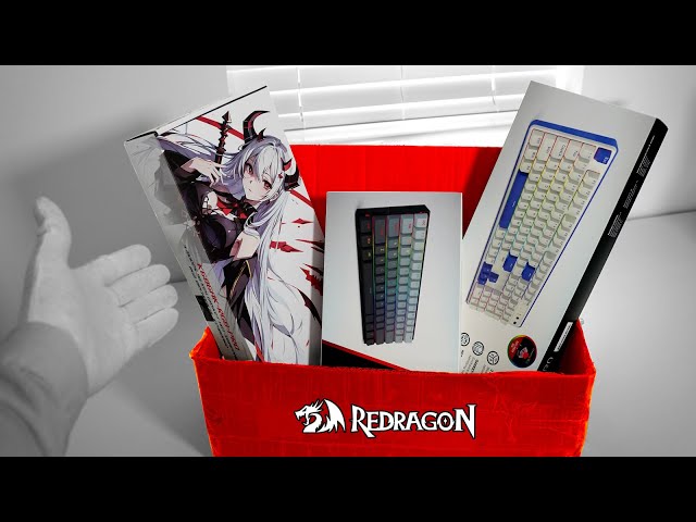 Level Up Your Gaming Skills with Redragon's Latest Keyboards | ASMR Unboxing