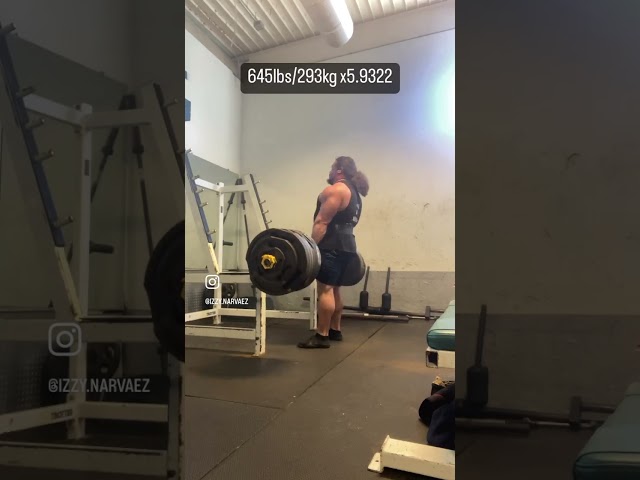 645lbs/293kg RDL for Reps