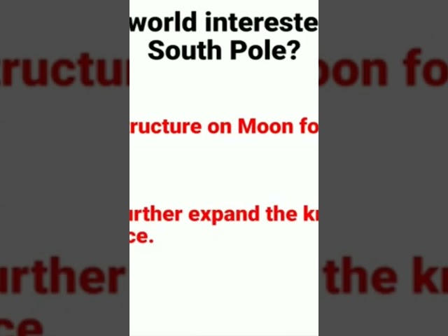 WHY ONLY THE SOUTHERN BOLE OF THE SPACE MATTERS #chandrayaan3 #world #countries #india