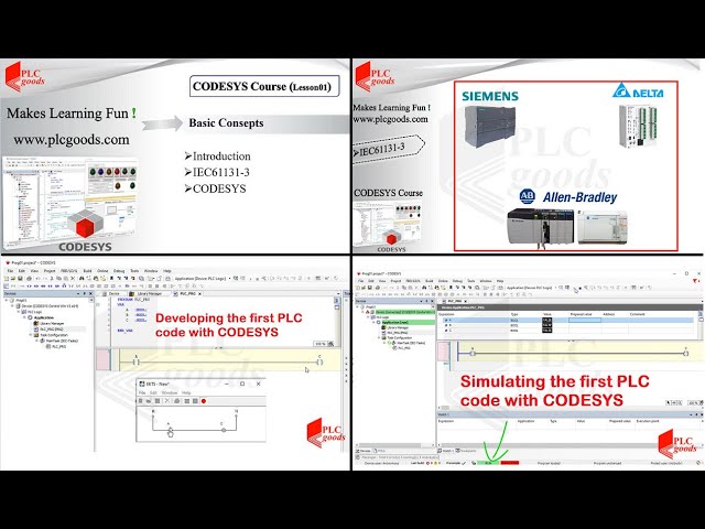 Tutorial on  CODESYS | Configuration, Simulation & editing a ladder logic program example PLC