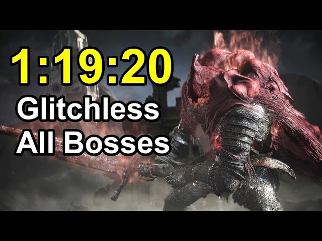 (WR) DS3 Glitchless All Bosses Speedrun in 1:19:20