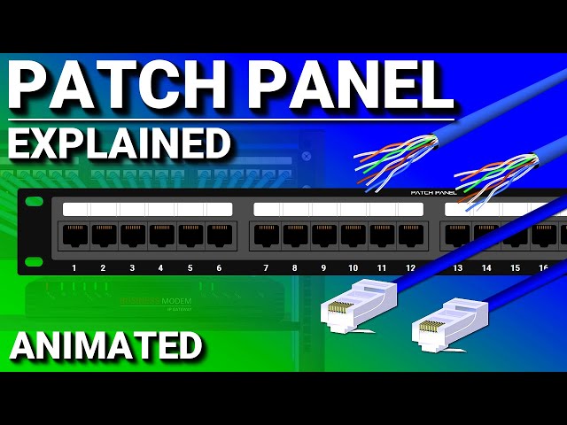 What is a Patch Panel?  (cable management)