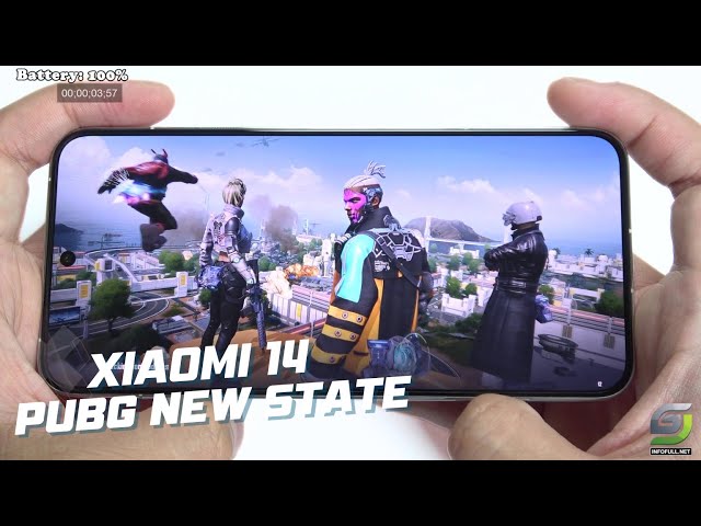 Xiaomi 14 test game PUBG New State | Snapdragon 8 Gen 3