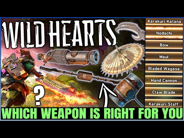 Wild Hearts - Which Weapon is Best For You? All 8 Weapons Breakdown - Karakuri Staff, Cannon & More!