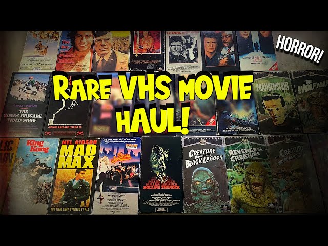Rare Horror VHS Tapes Found at a Yard Sale Sealed - Hundreds of Dollars Will be Made at One Sale!