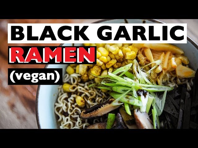 How to make vegan Ramen Recipe | TONKOTSU BLACK | ビーガンラーメン