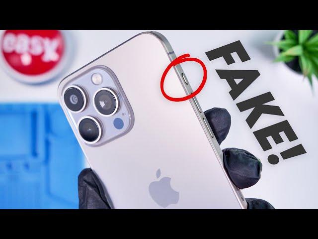 FAKE iPHONE 15 PRO MAX... SCARY GOOD