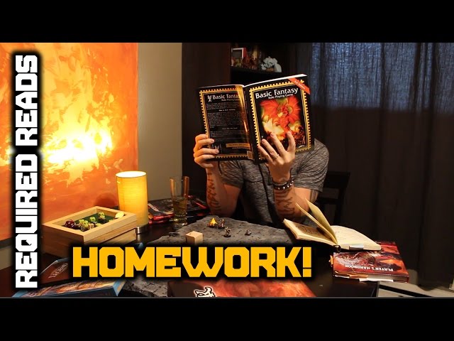 Dungeonmaster Homework! Books!